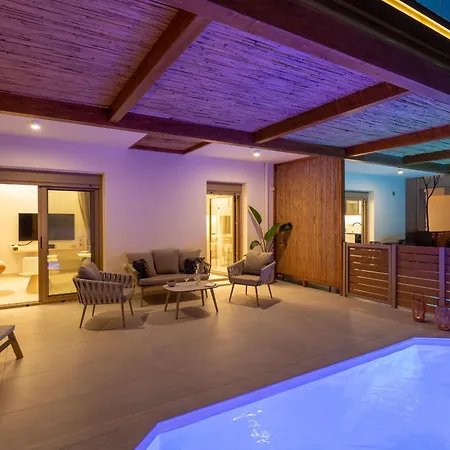 Casa Doma Luxury With Seaview, Heated Pool And Private Parking העיירה רתימנו